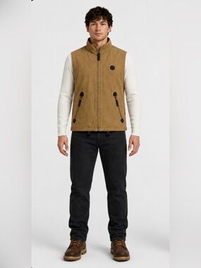 Kipling Vintage Rare Tan Utility Vest